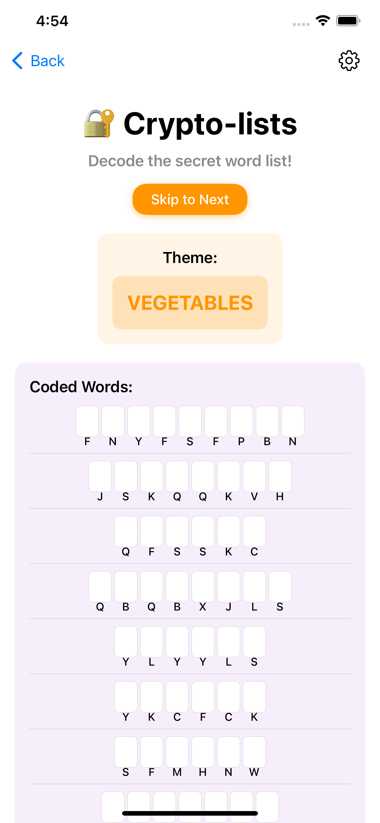 Just Word Games Screenshot